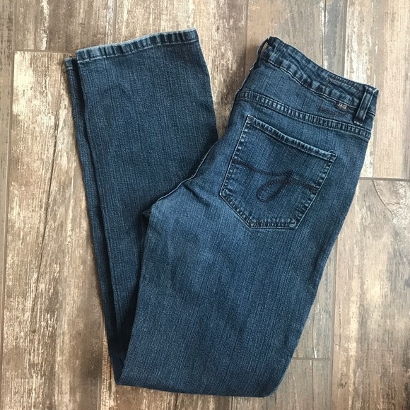 JAG Jeans Mid-rise Straight Leg Stretch Jeans Size 10 - Picture 2 of 10